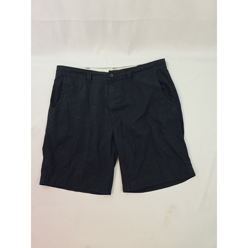 St. Johns Bay Shorts Mens Size 40 Navy Blue Casual Relaxed Fit‎ 100% Cotton